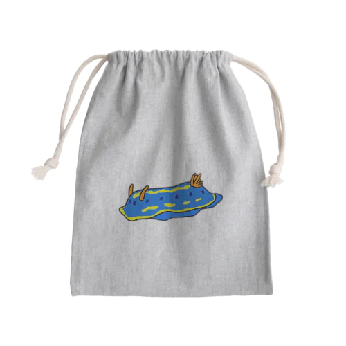 あおうみうし Mini Drawstring Bag