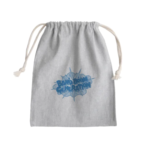 バンドブーム世代（青） Mini Drawstring Bag