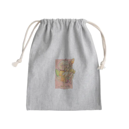 プリンアラモード Mini Drawstring Bag