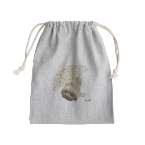 花傘ーるびちゃん Mini Drawstring Bag