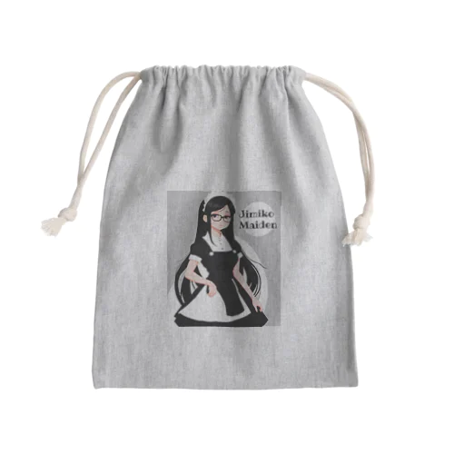  【Jimiko Maiden】困り顔メイド Mini Drawstring Bag