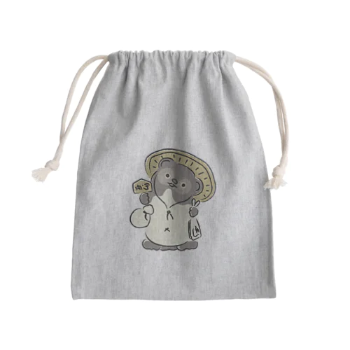 ゆるたぬき Mini Drawstring Bag