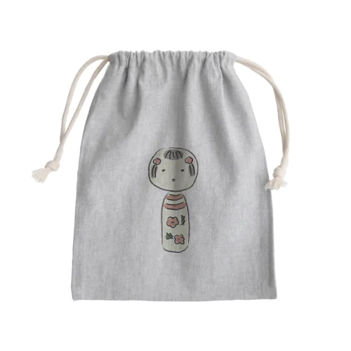 ゆるこけし Mini Drawstring Bag