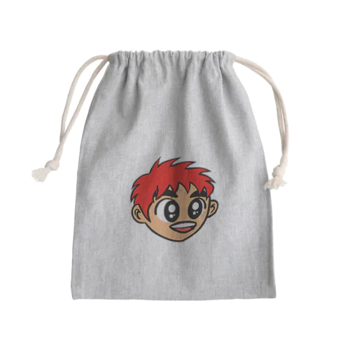 0007・赤い髪の少年（じゅうにブランド） Mini Drawstring Bag