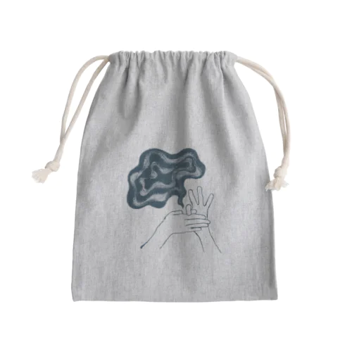 モヤるマジック（紺） Mini Drawstring Bag