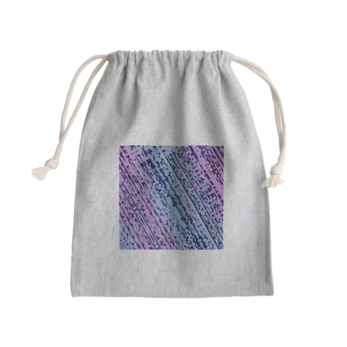 梅雨の雨風 Mini Drawstring Bag