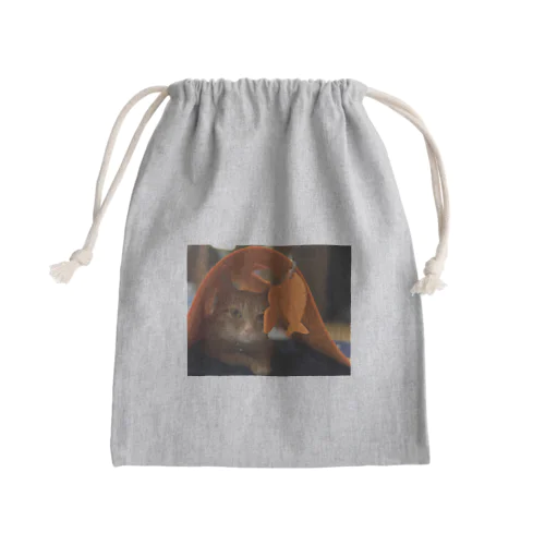 マロン Mini Drawstring Bag