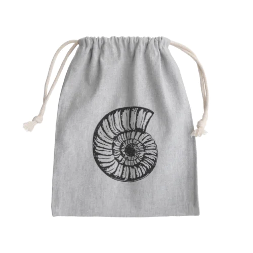 Ammonoidea Mini Drawstring Bag