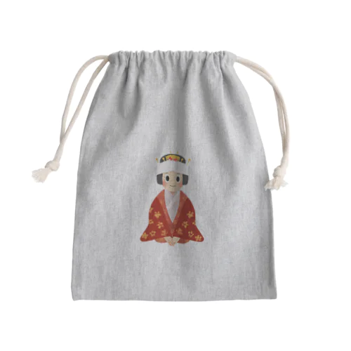 和装の花嫁 Mini Drawstring Bag