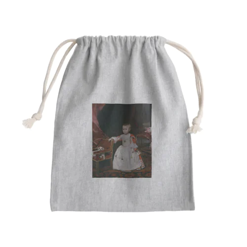 皇太子フェリペ・プロスぺロの肖像 / Portrait of Prince Philip Prospero Mini Drawstring Bag