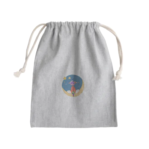 ねむいチャイナガール Mini Drawstring Bag