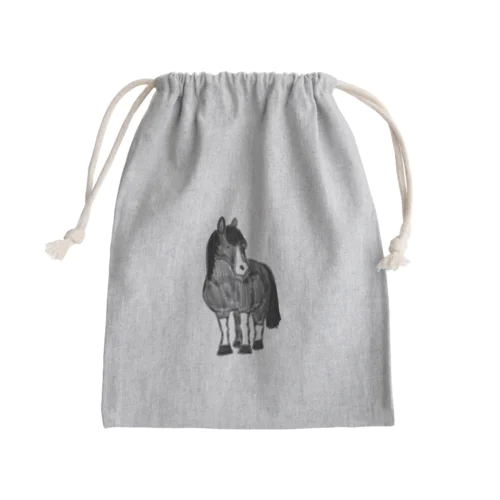 青鹿毛 Mini Drawstring Bag