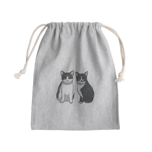 でんすけ＆大吉 Mini Drawstring Bag