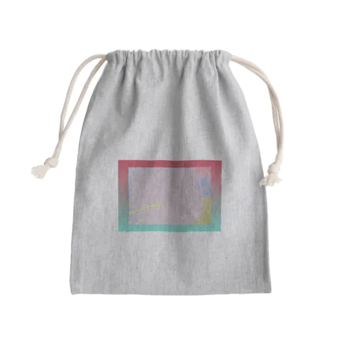 ポップでのんびりな感じのイラスト風加工写真 Mini Drawstring Bag