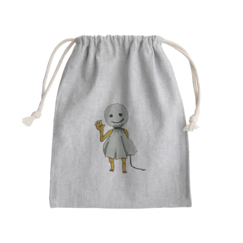 てるぼうず君のステッカー Mini Drawstring Bag