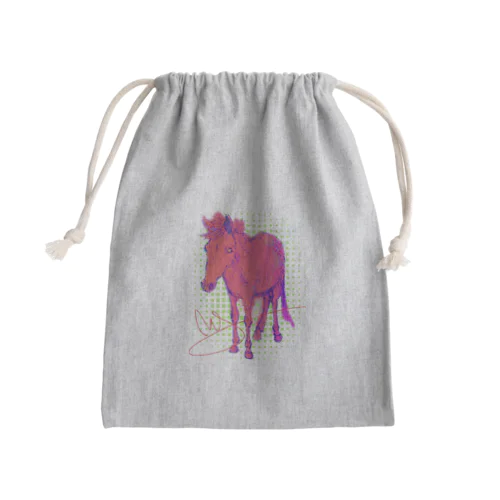 うまくいく Mini Drawstring Bag