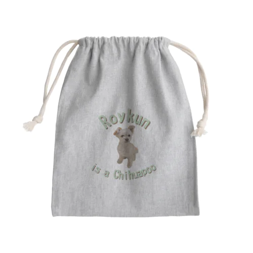 『ロイくんはチワプーです。』Ｂタイプ Mini Drawstring Bag