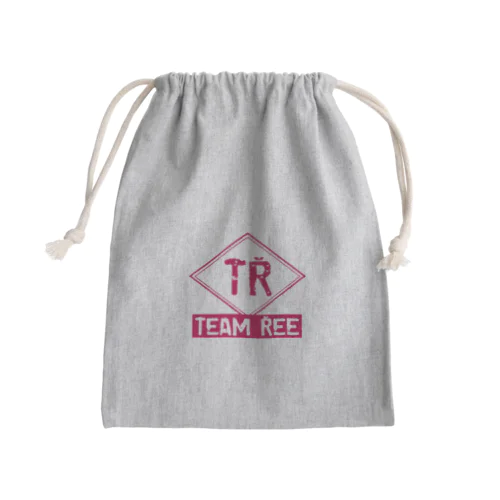 チームりぃ(マゼンタ) Mini Drawstring Bag