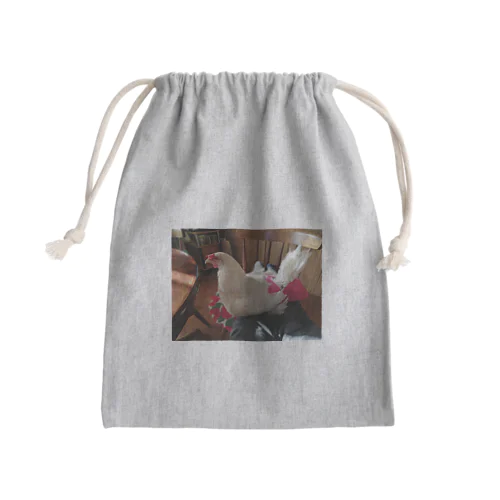 部屋にニワトリがいます。 Mini Drawstring Bag