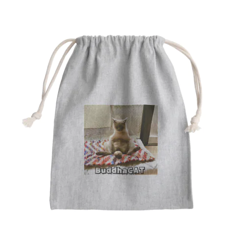 BuddhaCAT Mini Drawstring Bag