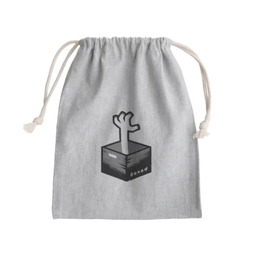 【Boxed * Horror】白Ver Mini Drawstring Bag