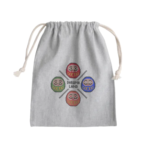 イロイロDaruma Mini Drawstring Bag