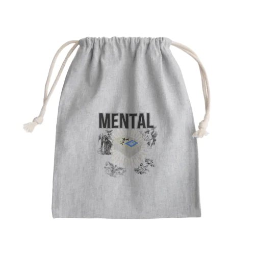 とうふめんたる Mini Drawstring Bag