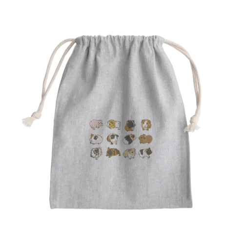 2023モルモットカレンダー大集合01 Mini Drawstring Bag