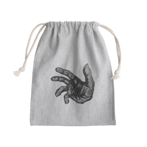 何者の手 Mini Drawstring Bag