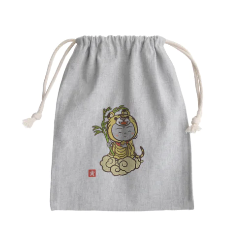 着ぐるみ 寅地蔵（雲） Mini Drawstring Bag