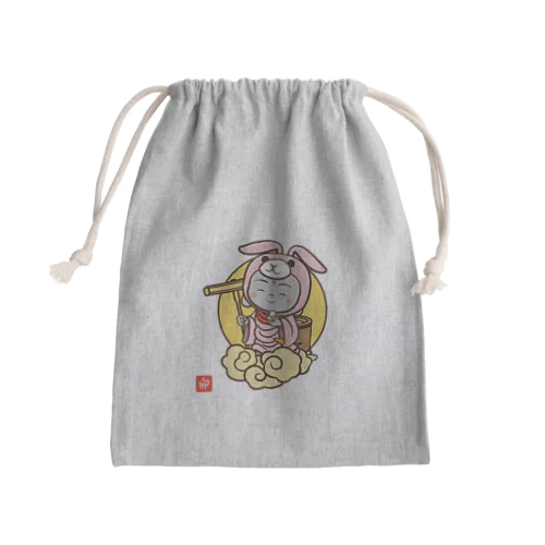 着ぐるみ 卯地蔵（雲） Mini Drawstring Bag