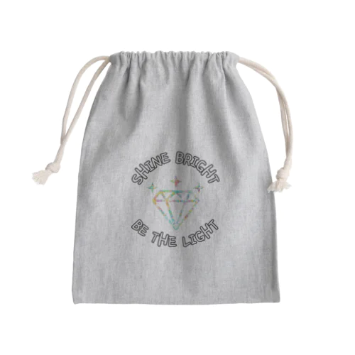 Shine Bright, Be the Light Mini Drawstring Bag