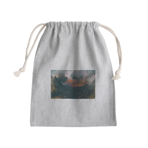 神の大いなる怒りの日 / The Great Day of His Wrath Mini Drawstring Bag