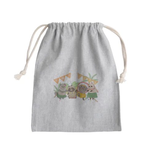 たぬきフェスタグッズ Mini Drawstring Bag