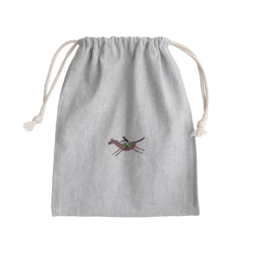 乗馬 Mini Drawstring Bag