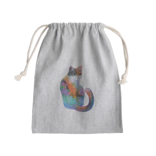 三毛猫 Mini Drawstring Bag