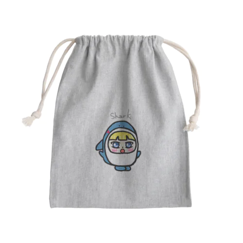 サメ Mini Drawstring Bag