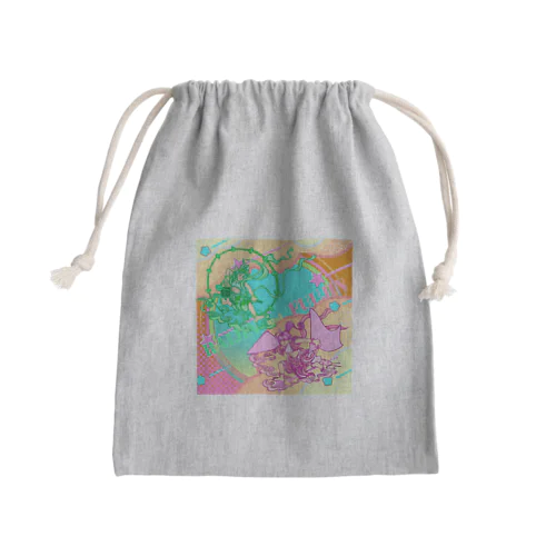 風神雷神 Mini Drawstring Bag