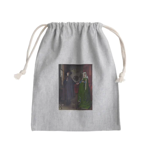 アルノルフィーニ夫妻像 / The Arnolfini Portrait Mini Drawstring Bag