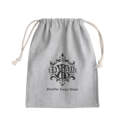 メインロゴ柄 Mini Drawstring Bag