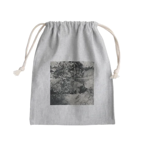 モノクロ物語 Mini Drawstring Bag