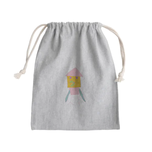 イカちゃん Mini Drawstring Bag