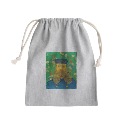 郵便配達人ジョゼフ・ルーラン / Portrait of Joseph Roulin Mini Drawstring Bag