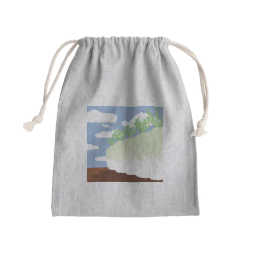 畑の大根 Mini Drawstring Bag