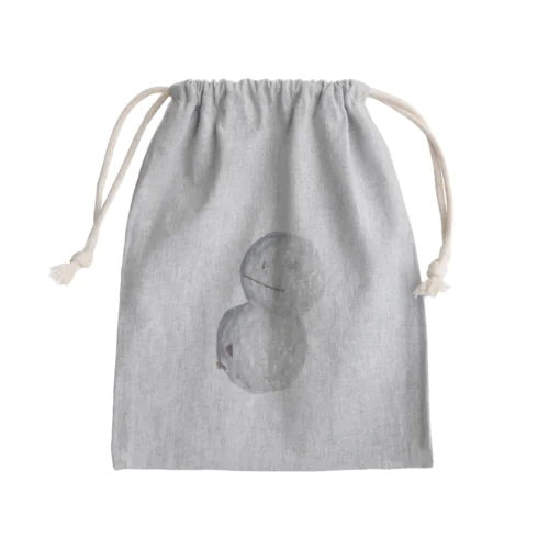 雪だるまの雪ちゃん Mini Drawstring Bag