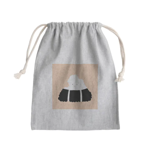 食べられた、しおにぎり Mini Drawstring Bag