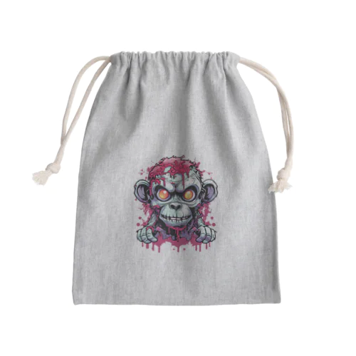 ゾンビ猿 Mini Drawstring Bag