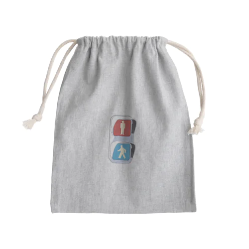 歩行者用信号機 Mini Drawstring Bag