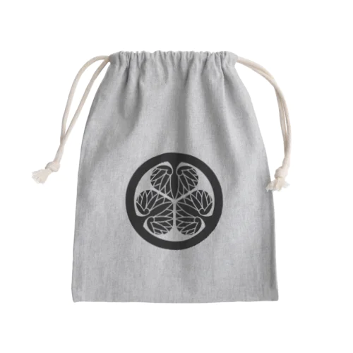 家紋シリーズ【葵】 Mini Drawstring Bag