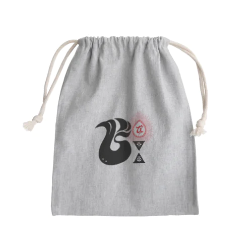 BeːinG ロゴアイコン Mini Drawstring Bag